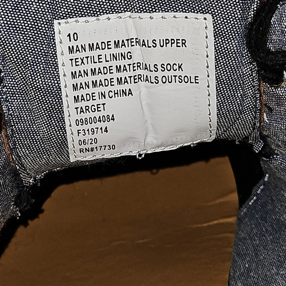 Goodfellow & Co Men's Black Derby Dress Shoe Size 10 - Picture 2 of 6